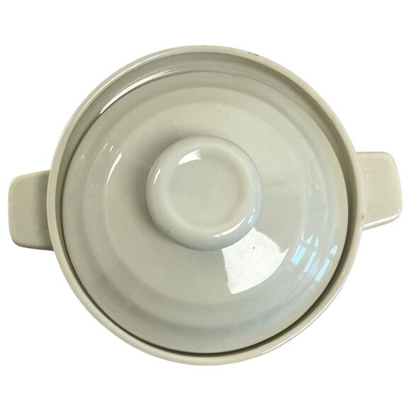 Vintage 1980 Countryside Stoneware Collection Small Casserole Dish Flower - Picture 5 of 8